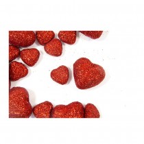 18 CURS DÉCO MIX FORMATS PAILLETÉ ROUGE