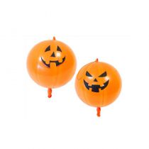 2 BALLONS IMPRIMÉS HALLOWEEN 44 CM