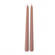 2 BOUGIES FLAMBEAU CONIQUES 25CM 7H CAMEL