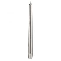 2 BOUGIES FLAMBEAUX - ARGENT