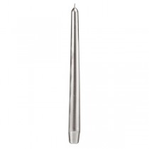 2 BOUGIES FLAMBEAUX - ARGENT