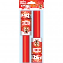 2 FUMIGÈNES À MAIN SUPPORTER - ROUGE