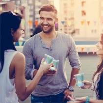 20 GOBELETS CARTON RECYCLABLE IRISÉS BRILLANTS 53CL