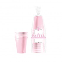 20 GOBELETS REDCUP USA ROSE PASTEL 50CL