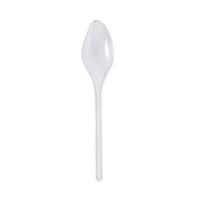 Mini Cuillère ou fourchette cristal par 100 - Achat Couverts plastique
