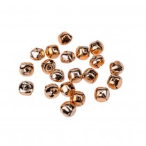 20 GRELOTS MÉTAL 1.5CM ROSE GOLD BRILLANT