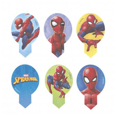 20 PICS COMESTIBLE AZYME SPIDERMAN