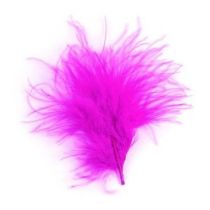 20 PLUMES DE 7CM - FUCHSIA