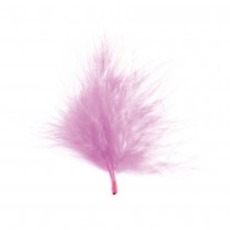 20 PLUMES DE 7CM - ROSE