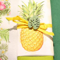 20 SERVIETTES ANANAS 33X33CM