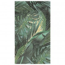 20 SERVIETTES ANNIVERSAIRE JUNGLE 40X33CM VERT