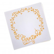 20 SERVIETTES PAPIER BAPTÊME COURONNE 33CM OR