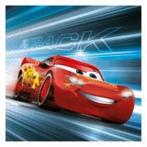 20 SERVIETTES PAPIER CARS VICTORY IS MINE 33CM