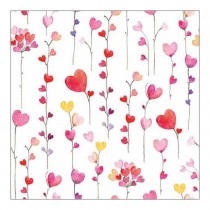 20 SERVIETTES PAPIER CHAMPS FLEURS CURS 33CM