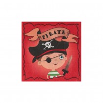 20 SERVIETTES PAPIER COCO LE PIRATE 33CM COLORÉ