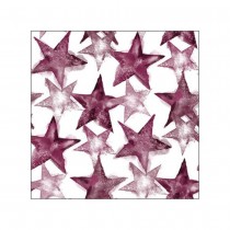 20 SERVIETTES PAPIER ÉTOILE AQUARELLE 33CM BAIE