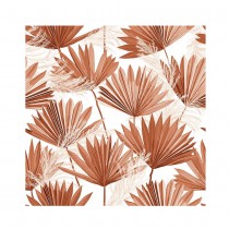 20 SERVIETTES PAPIER FEUILLE DE PALME 33CM NATURE