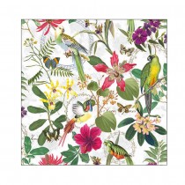 20 SERVIETTES PAPIER JUNGLE TROPICAL 33CM