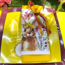 20 SERVIETTES PAPIER LAPIN PRAIRIE 33CM