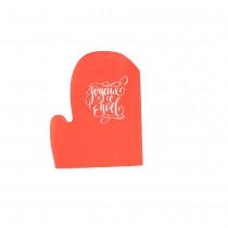 20 SERVIETTES PAPIER MOUFLE NOËL 29.5x19.5CM ROUGE