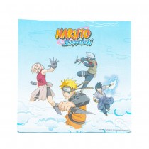 20 SERVIETTES PAPIER NARUTO SHIPPUDEN 33CM BLEU