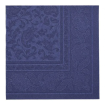 20 SERVIETTES PAPIER PREMIUM ROYAL 40CM BLEU FONCÉ