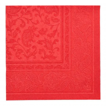 20 SERVIETTES PAPIER PREMIUM ROYAL 40CM ROUGE