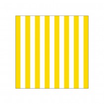 20 SERVIETTES PAPIER RAYURES 33CM BANC JAUNE
