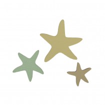 24 CONFETTIS BOIS ÉTOILE DE MER