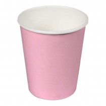 24 GOBELETS CARTON BIODÉGRADABLE 20CL ROSE