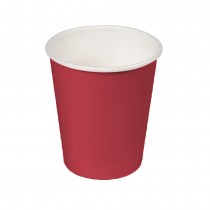 24 GOBELETS CARTON BIODÉGRADABLE 20CL ROUGE