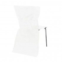 24 HOUSSES DE CHAISE INTISSÉ BLANC