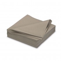 25 SERVIETTES PAPIER AIRLAID 40CM TAUPE