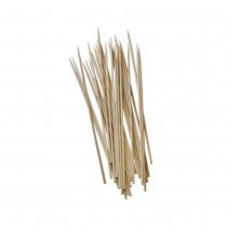 250 BROCHETTES BOIS BAMBOU BIO Ø2.5MM 15CM NATUREL