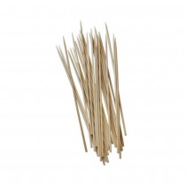 250 BROCHETTES BOIS BAMBOU BIO Ø3MM 25CM NATUREL