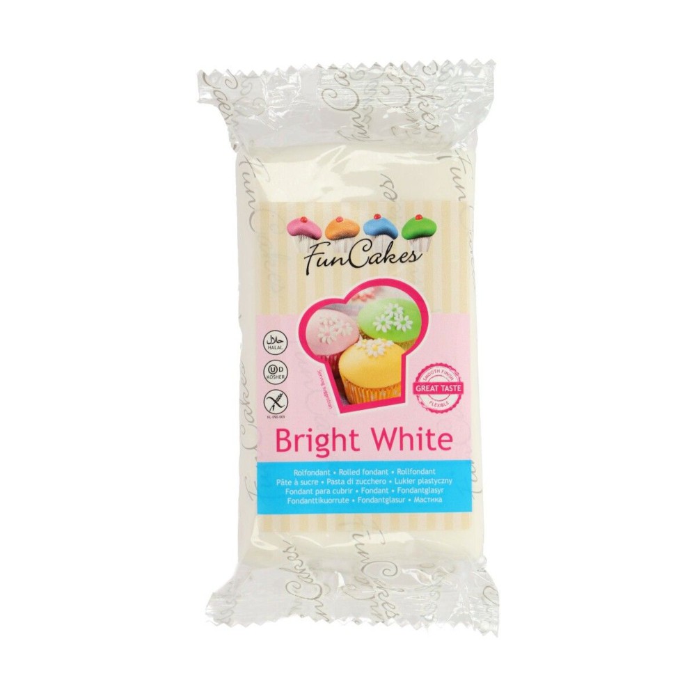 Pâte à sucre blanche FunCakes 1 kg