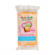 250 GRS PÂTE À SUCRE FUNCAKES - ORANGE CLAIR