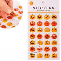 28 STICKERS CITROUILLES ÉMOTIONS