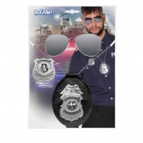 3 ACCESSOIRES DÉGUISEMENT POLICIER ADULTE