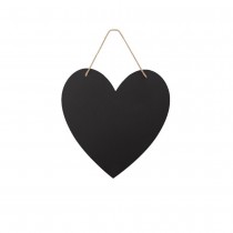 3 ARDOISES CARTON CURS LIEN JUTE 30CM NOIR