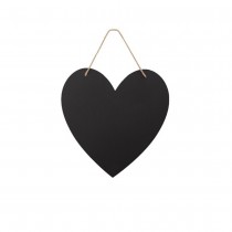 3 ARDOISES CARTON CURS LIEN JUTE 30CM NOIR