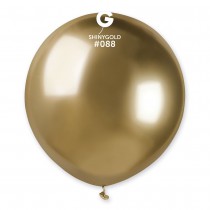 3 BALLONS BIO SHINY BRILLANT 48CM OR