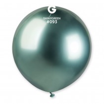 3 BALLONS BIO SHINY BRILLANT 48CM VERT