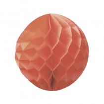 3 BOULES ALVÉOLÉES CORAIL 25,20,15CM