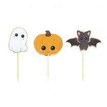 3 CAKE TOPPERS SWEETY HALLOWEEN