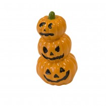 3 CITROUILLES EMPILÉES RÉSINE