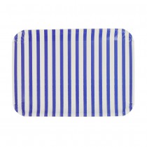 3 PLATS TRAITEUR CARTON RAYÉ DOLCE VITA 35X25.5CM