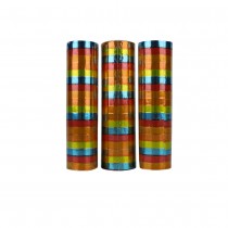 3 ROULEAUX DE SERPENTINS 4M MULTICOLORE BRILLANT