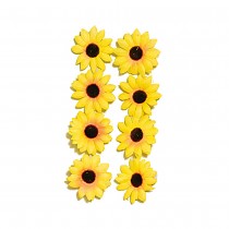 30 TOURNESOLS ARTIFICIELS 4CM JAUNE