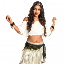 4 ACCESSOIRES DANSE DU VENTRE ORIENTALE ADULTE